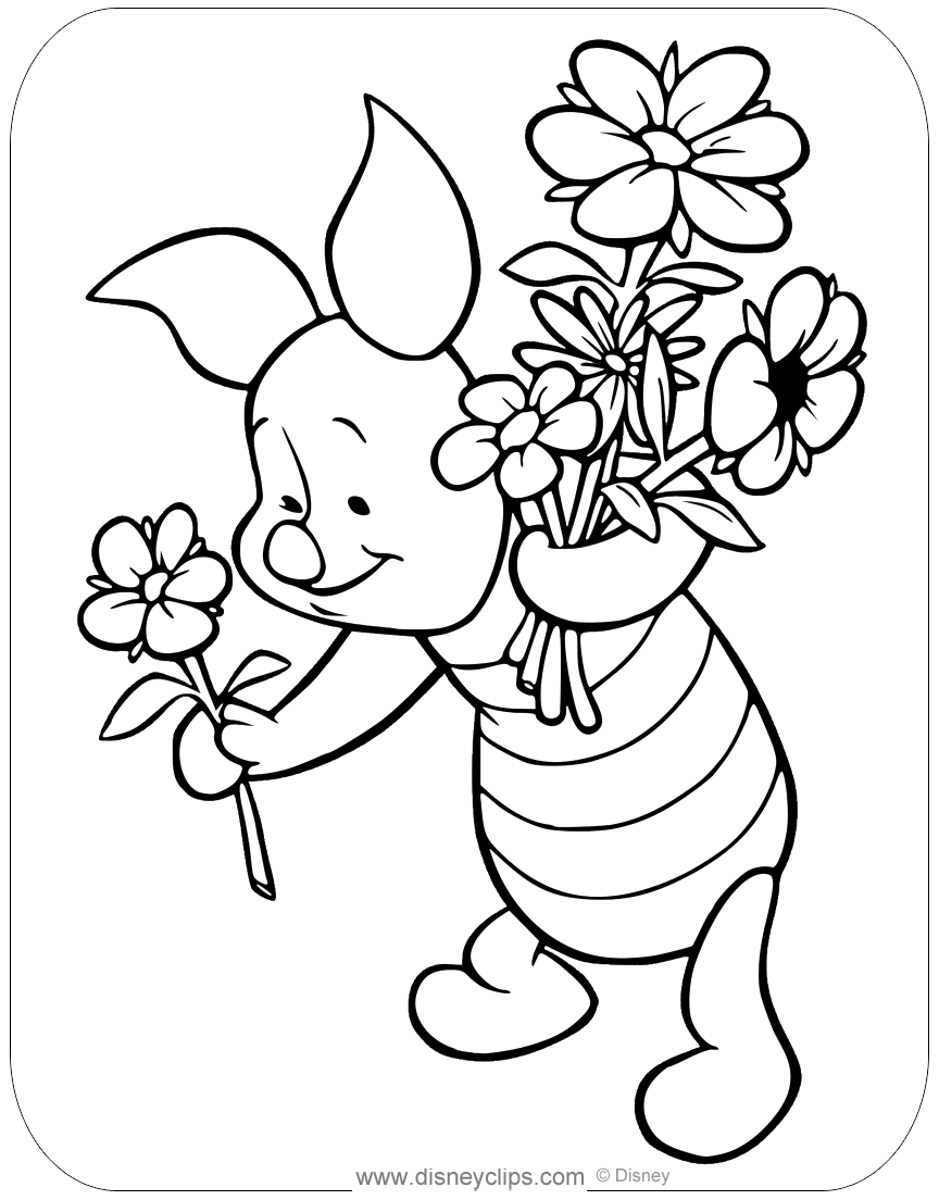 2+ Cute Piglet Printable Coloring Pages Printable