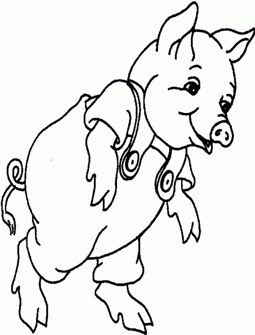 aesthetic pig coloring pictures printable jpg