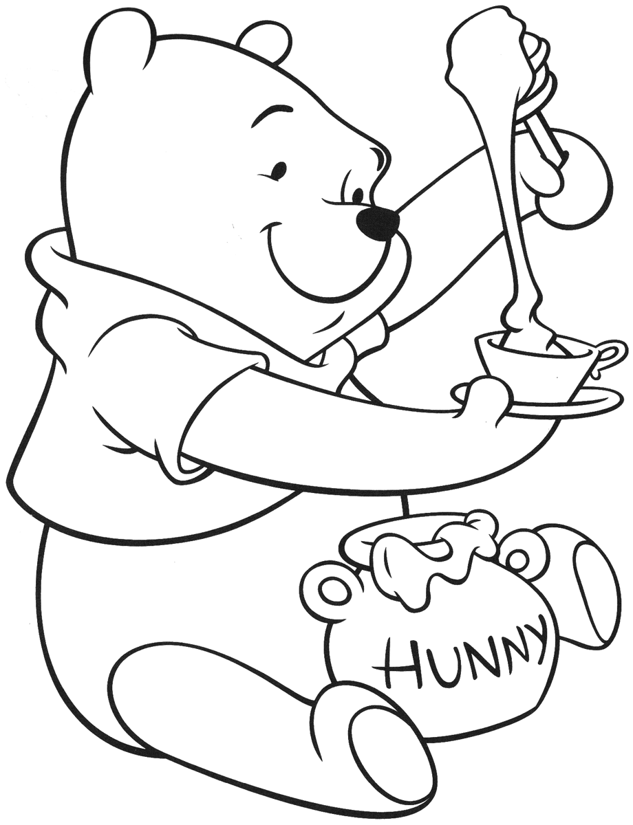 43+ Interactive Baby Pooh Bear Coloring Pages Detailed