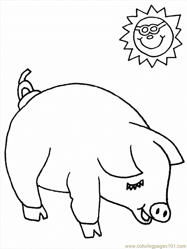 trendy pig coloring pictures printable jpg