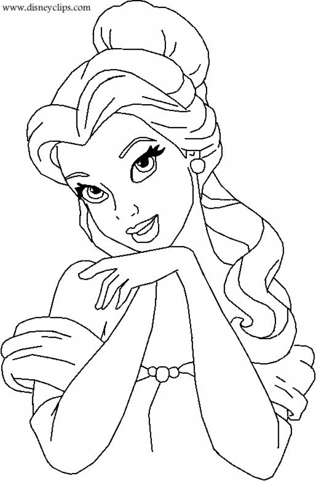 95+ Top All Princesses Coloring Pages Printable