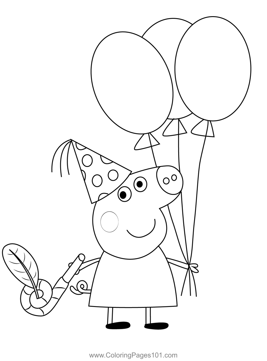 36+ Trendy Easy Pig Coloring Pages and Drawing