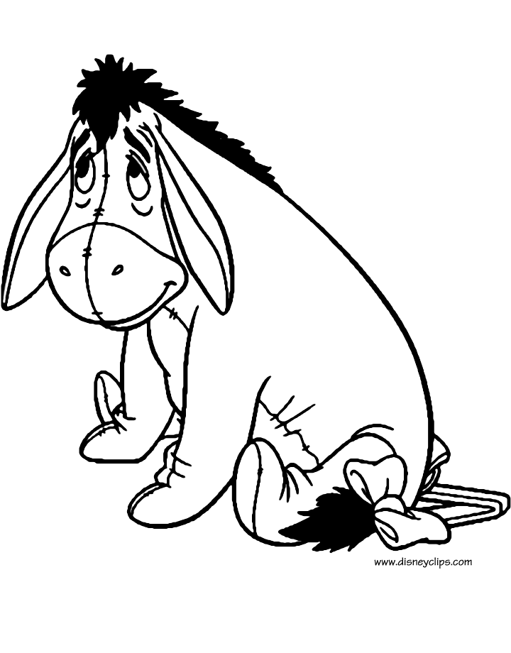 52+ Dazzling Eeyore Coloring Pages Printable