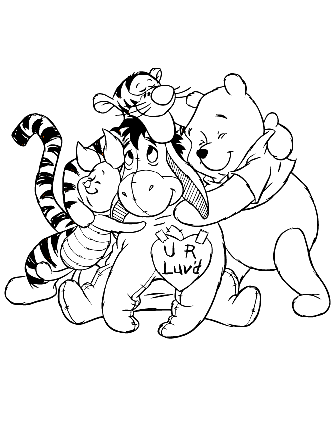 48+ Fun Baby Pooh Bear Coloring Pages Ideas