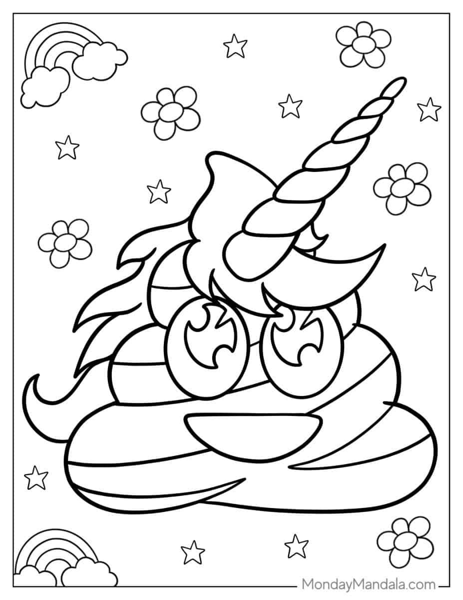 33+ Best of Unicorn Pig Coloring Pages for Kids