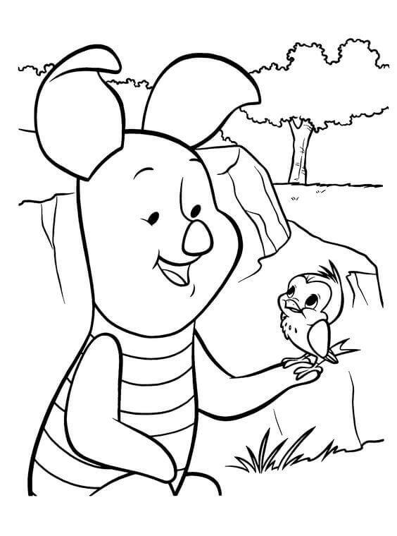 46+ Unique Classic Piglet Coloring Pages PDF Printable