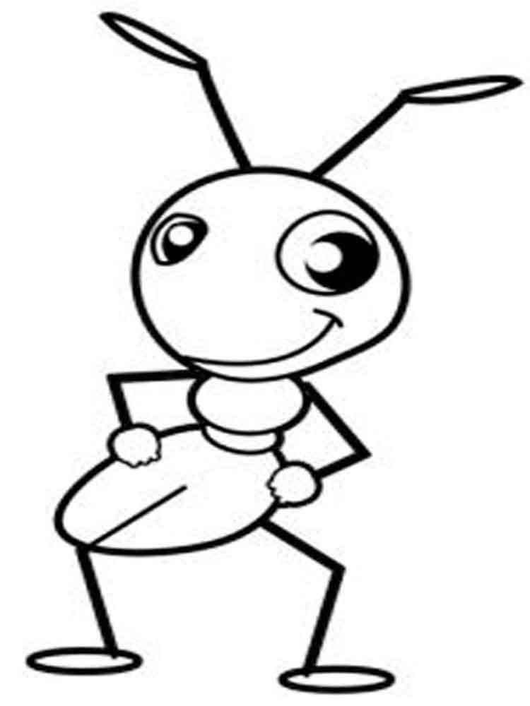 30+ Free Cute Ant Coloring Pages Free Printable