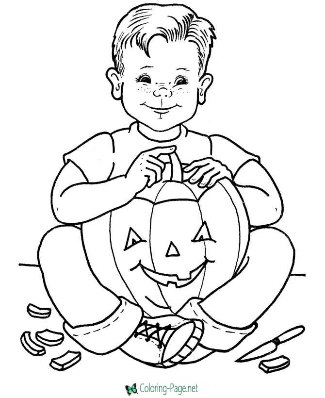 181 Pumpkin Free Coloring Pages: Get Festive with Fall Colors 120