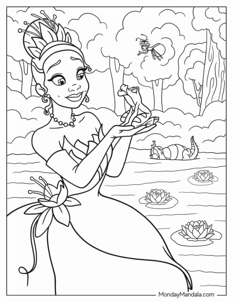 45 Frog Coloring Pages for Adult Free Printable 29