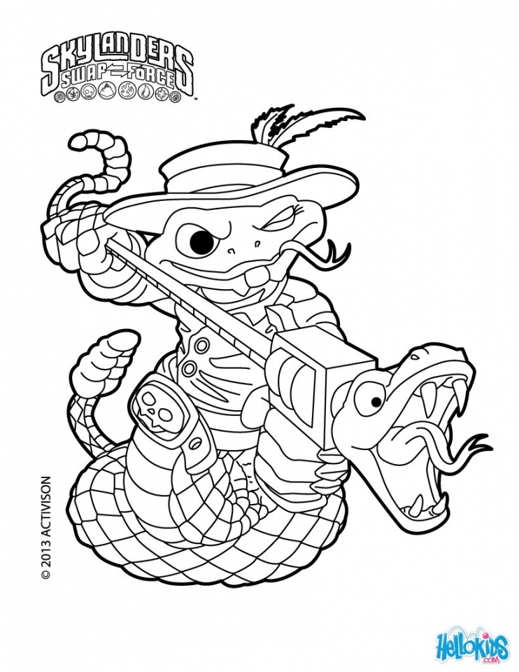 85+ Coloring Pages Skylanders 126