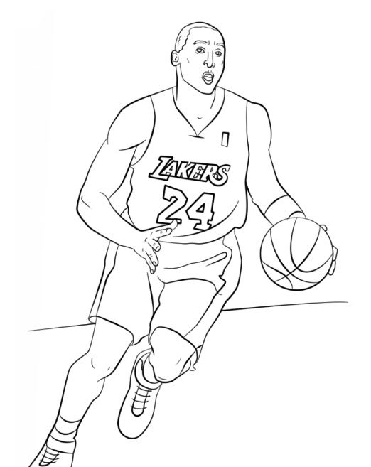 100+ Basketball Coloring Pages: Slam Dunk Coloring Adventures 50