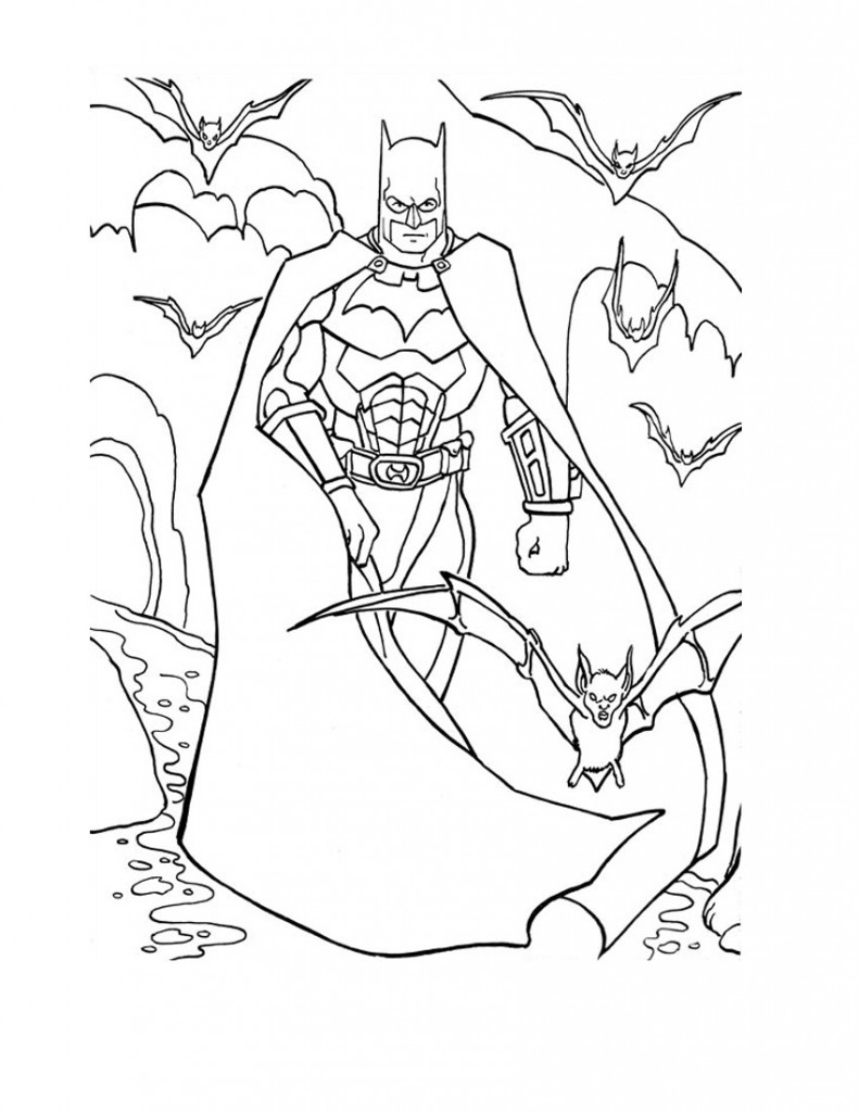 101+ Batman Coloring Pages 34