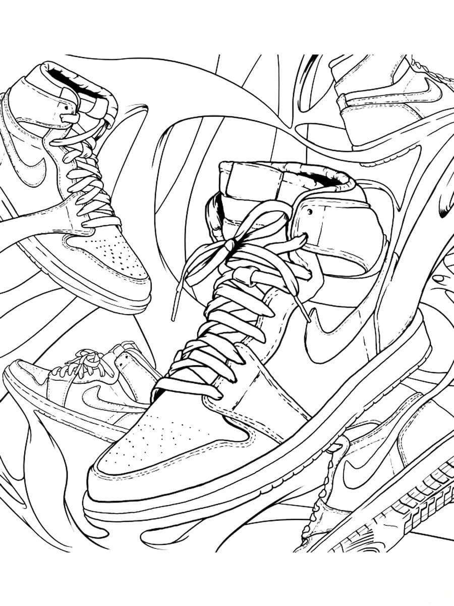 150+ Shoe Coloring Page Ideas: Step into Colorful Creativity 17