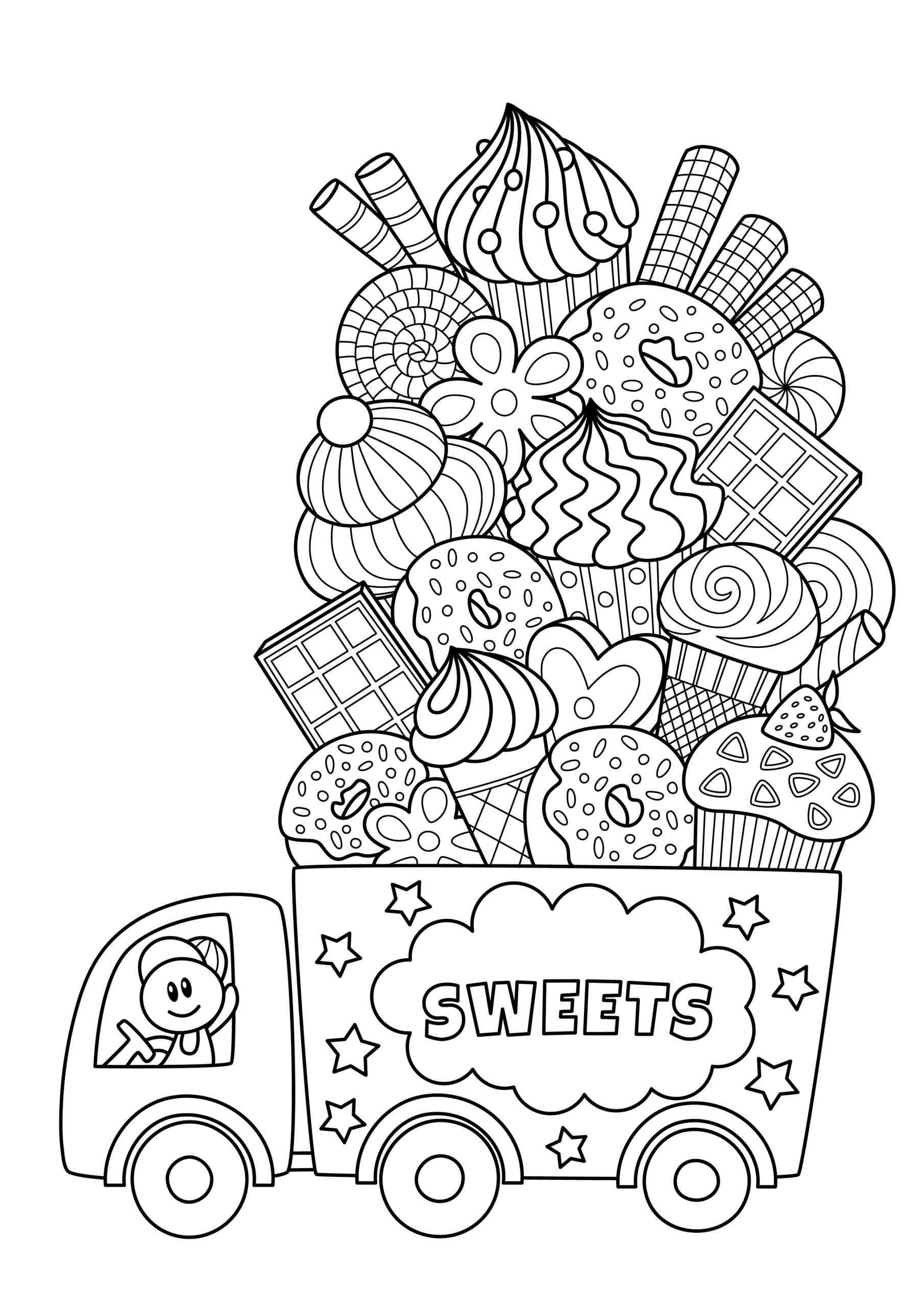 160+ Candy Coloring Pages: A Treat for Your Creativity 3