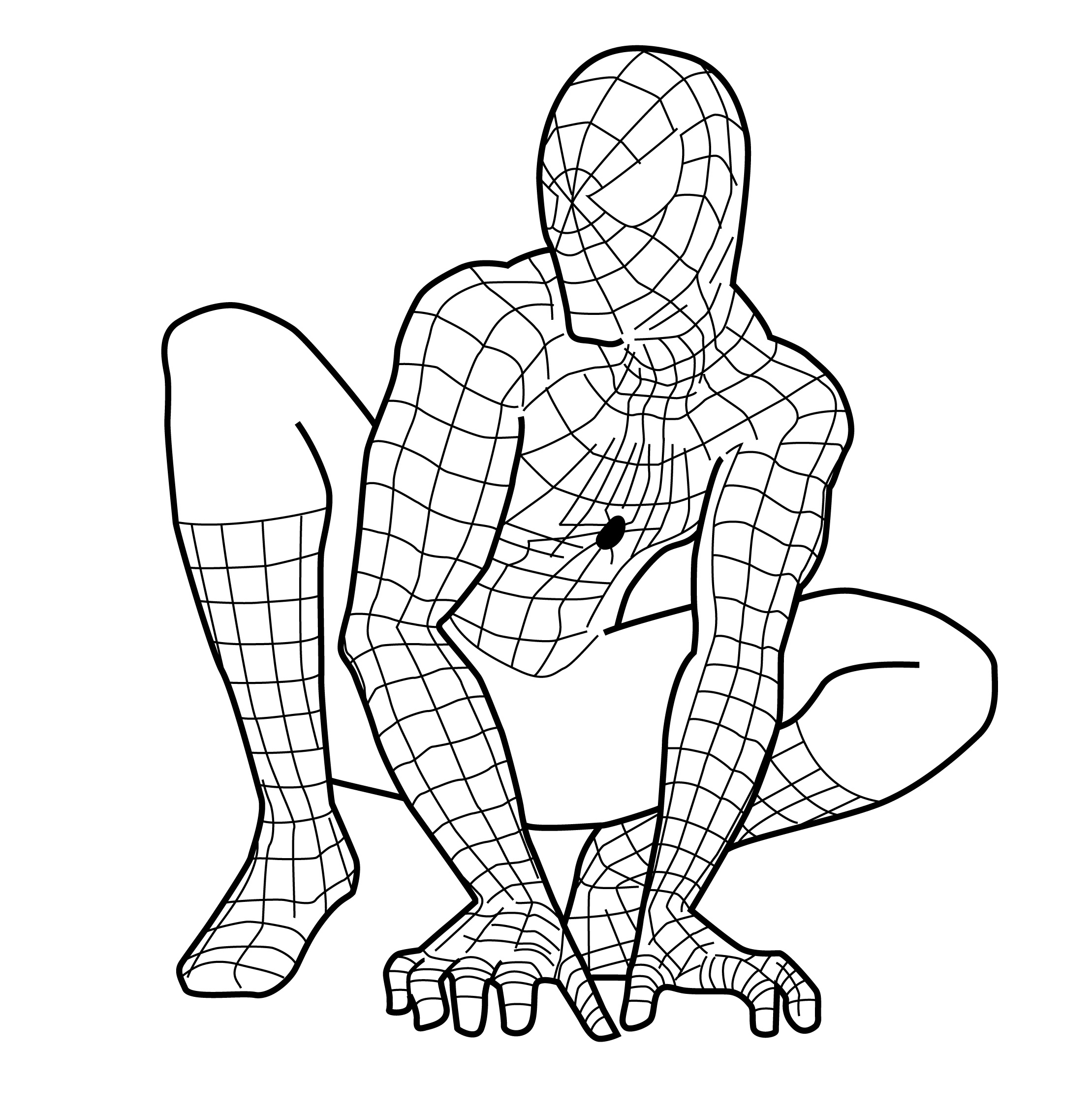 160+ Spiderman Coloring Pages 78