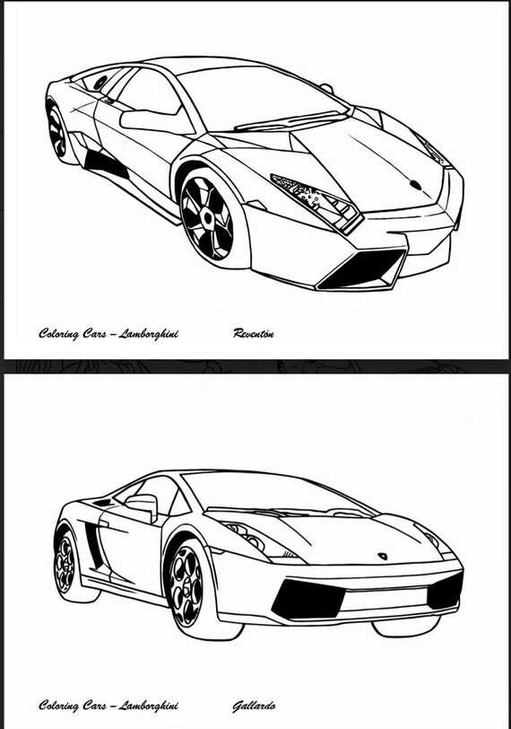 180+ Coloring Pages of Lamborghinis: Super Car Coloring Extravaganza 125