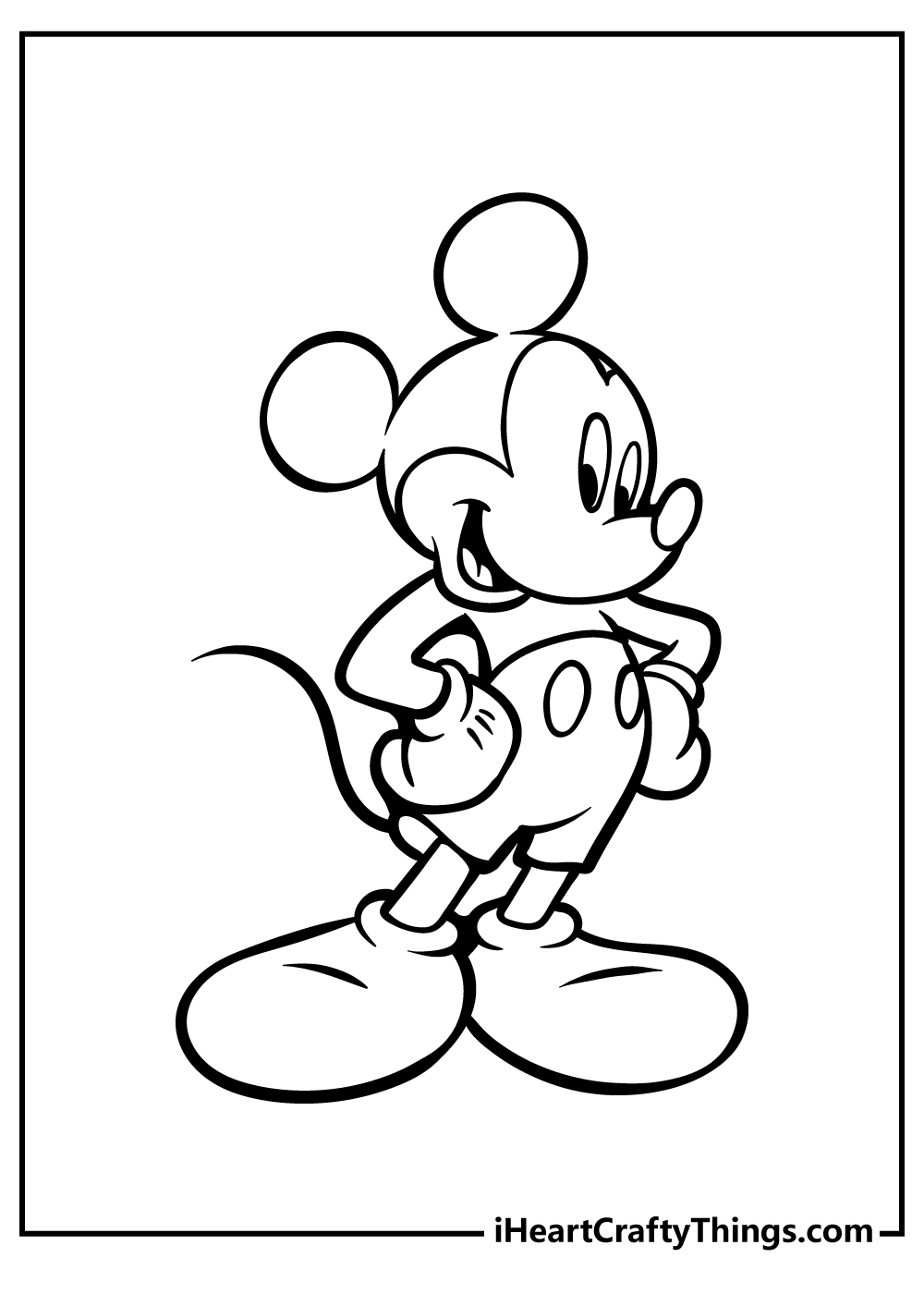 90+ Mickey Mouse Coloring Pages 13