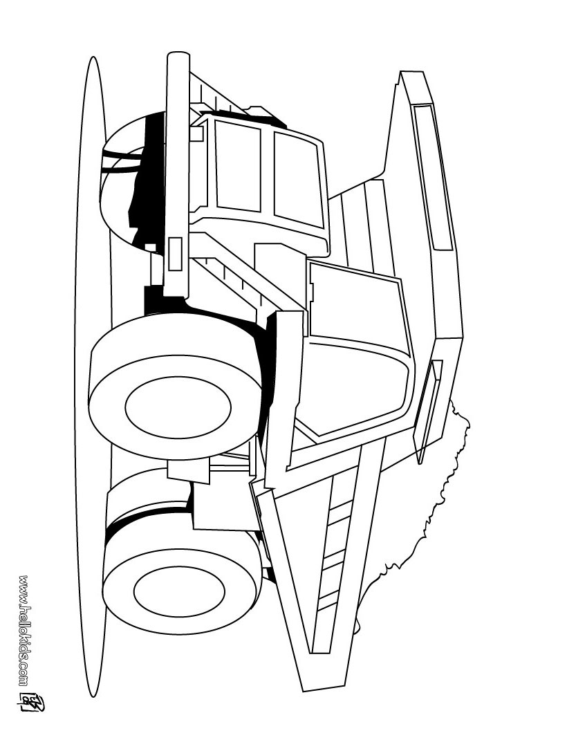 optimus prime coloring pages jpg