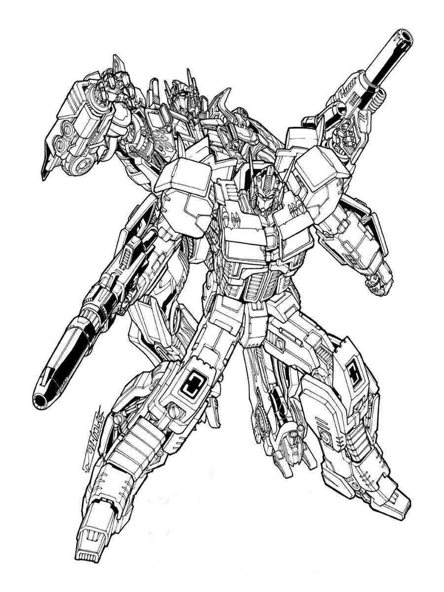 optimus prime coloring pages jpg