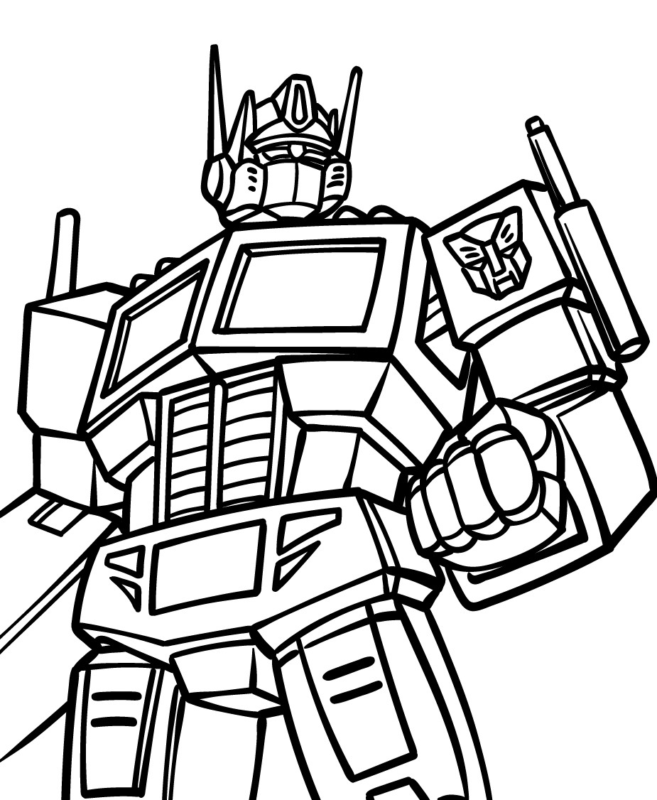 optimus prime coloring pages jpg