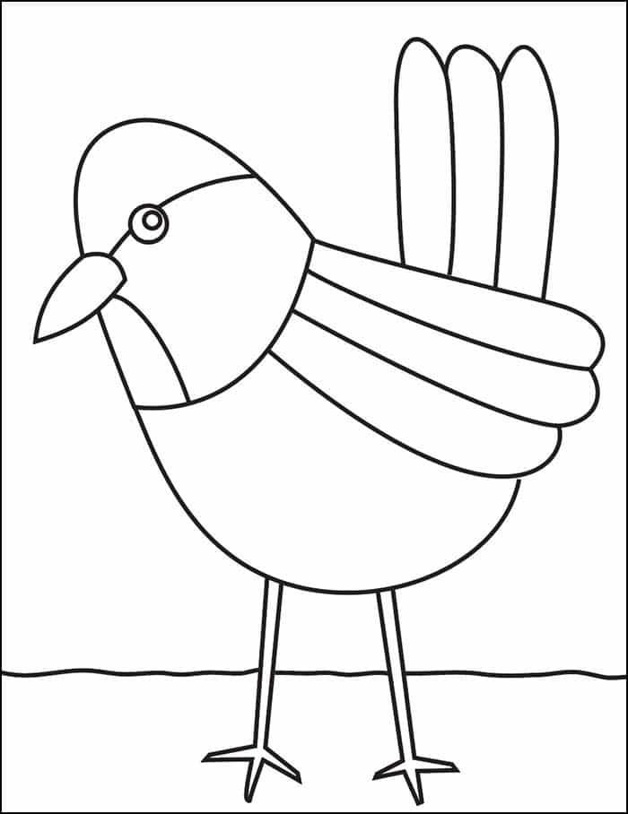 113 Big Bird Coloring Pages Printable 103