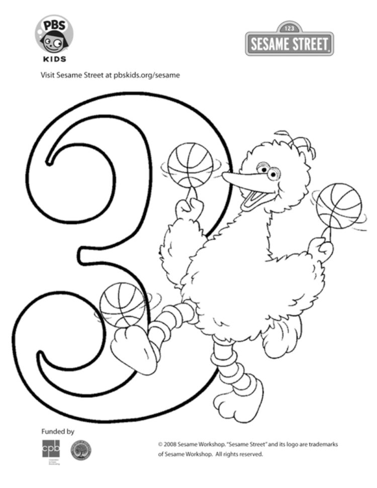 113 Big Bird Coloring Pages Printable 67