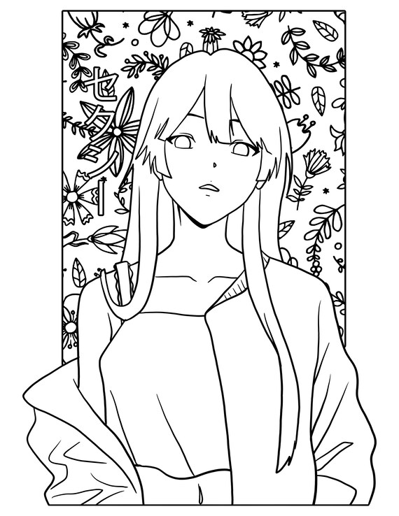 120 Anime Lineart Manga Coloring Pages Printable 31