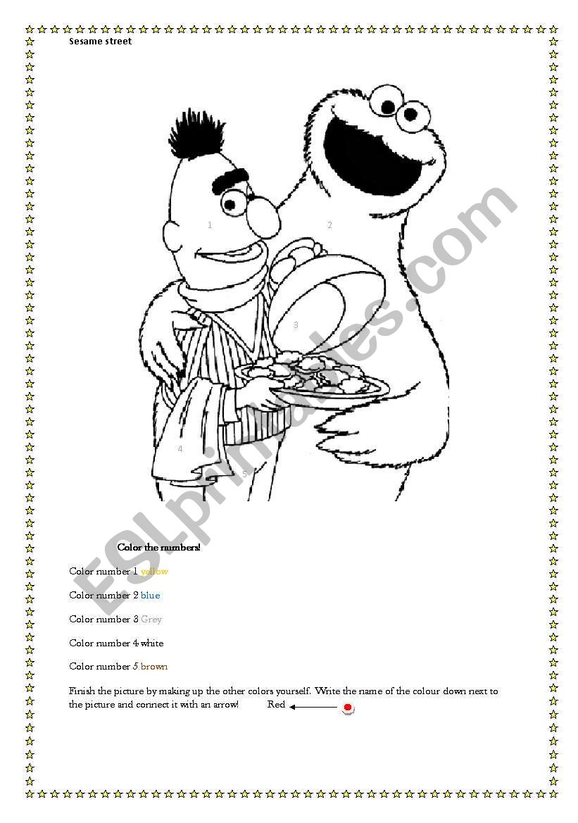 130+ Sesame Street Coloring Pages for Educational Fun 42