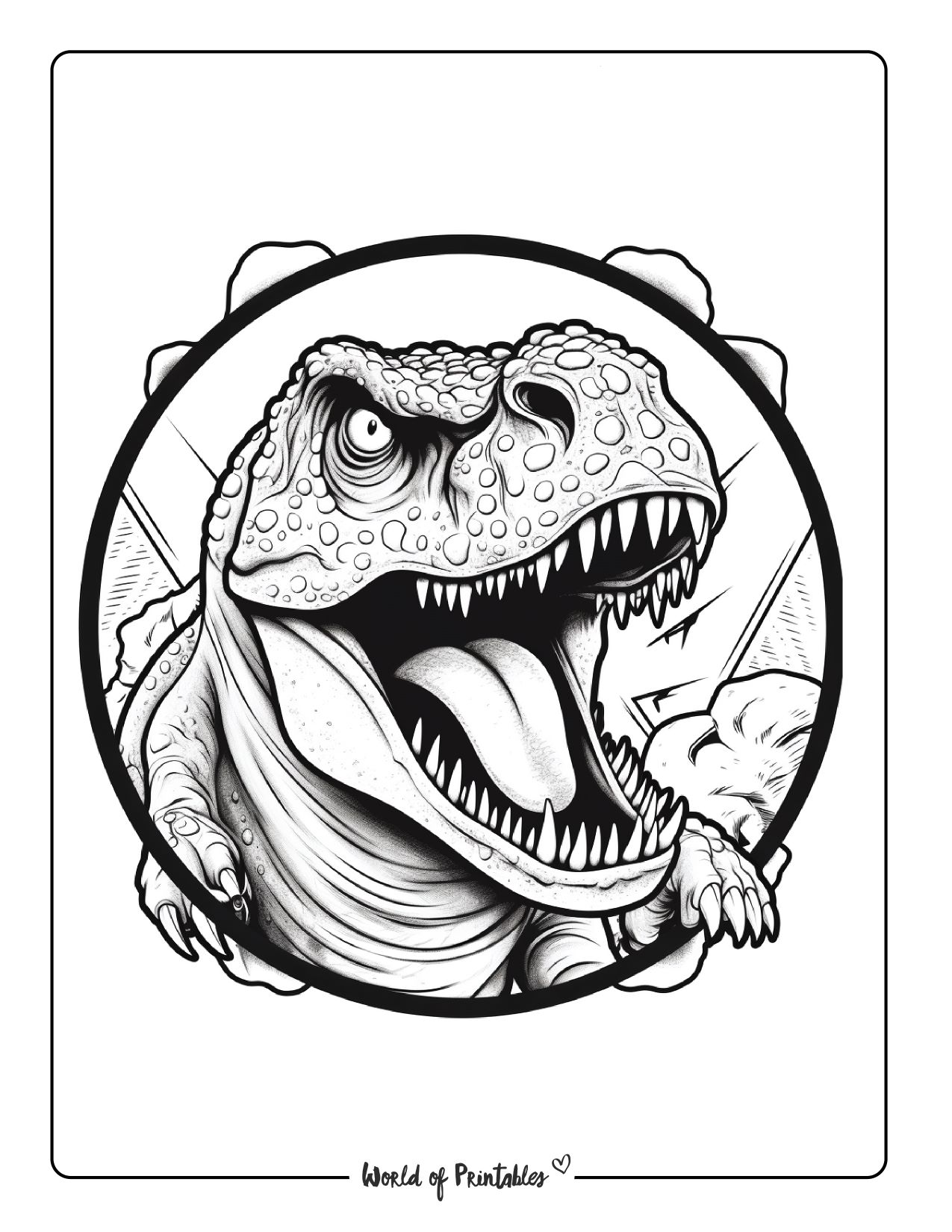 135 Jurassic World Free Coloring Pages Printable 62