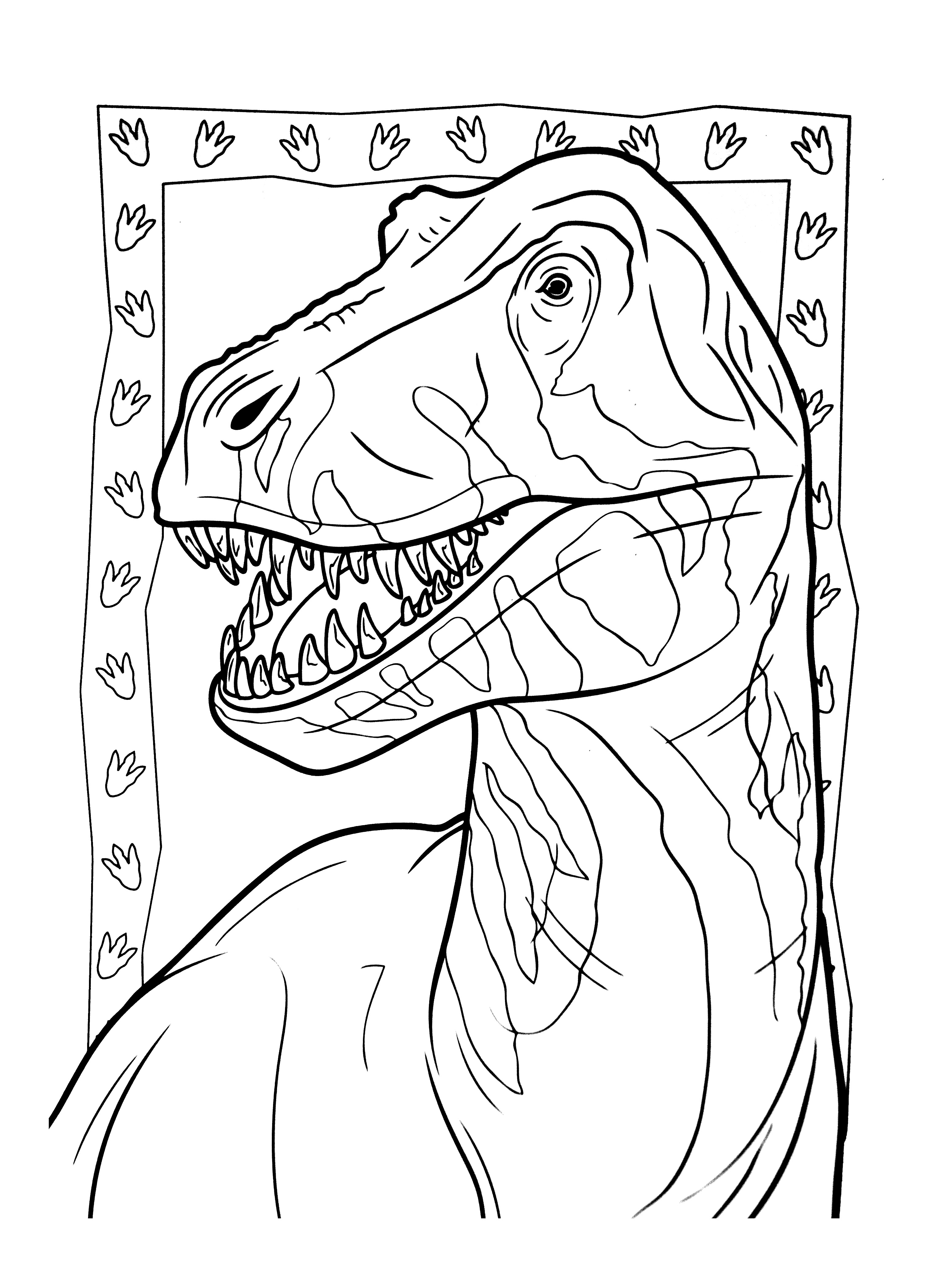 135 Jurassic World Free Coloring Pages Printable 79