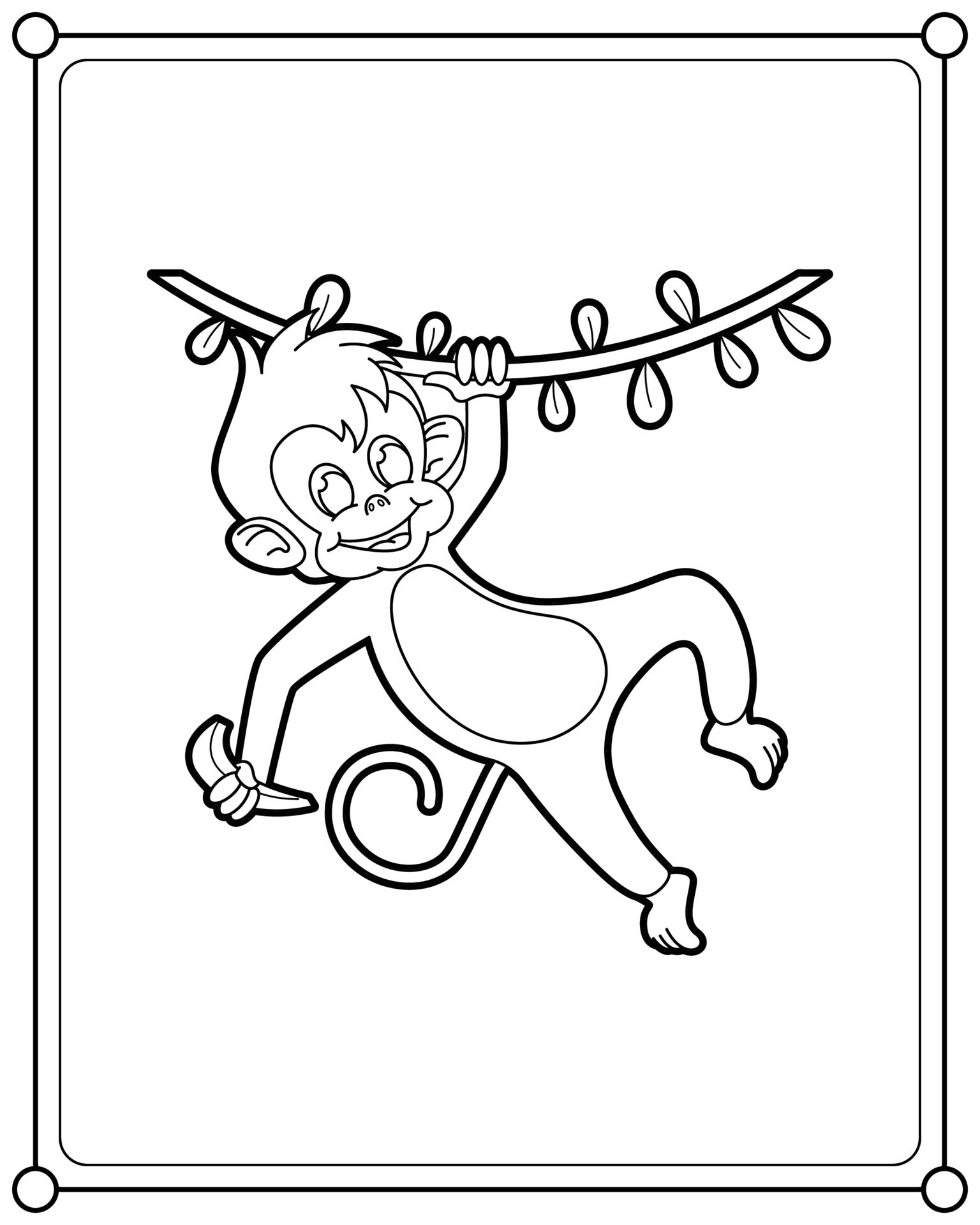 140+ Banana Coloring Page Ideas for Fruit Fun 88