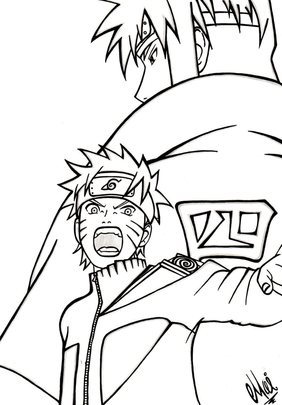 180+ Naruto Color Pages: Ninja Coloring Adventures 81