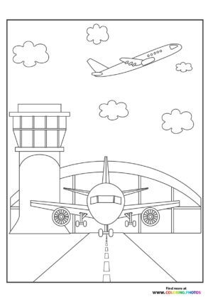 airport coloring pages printable jpg