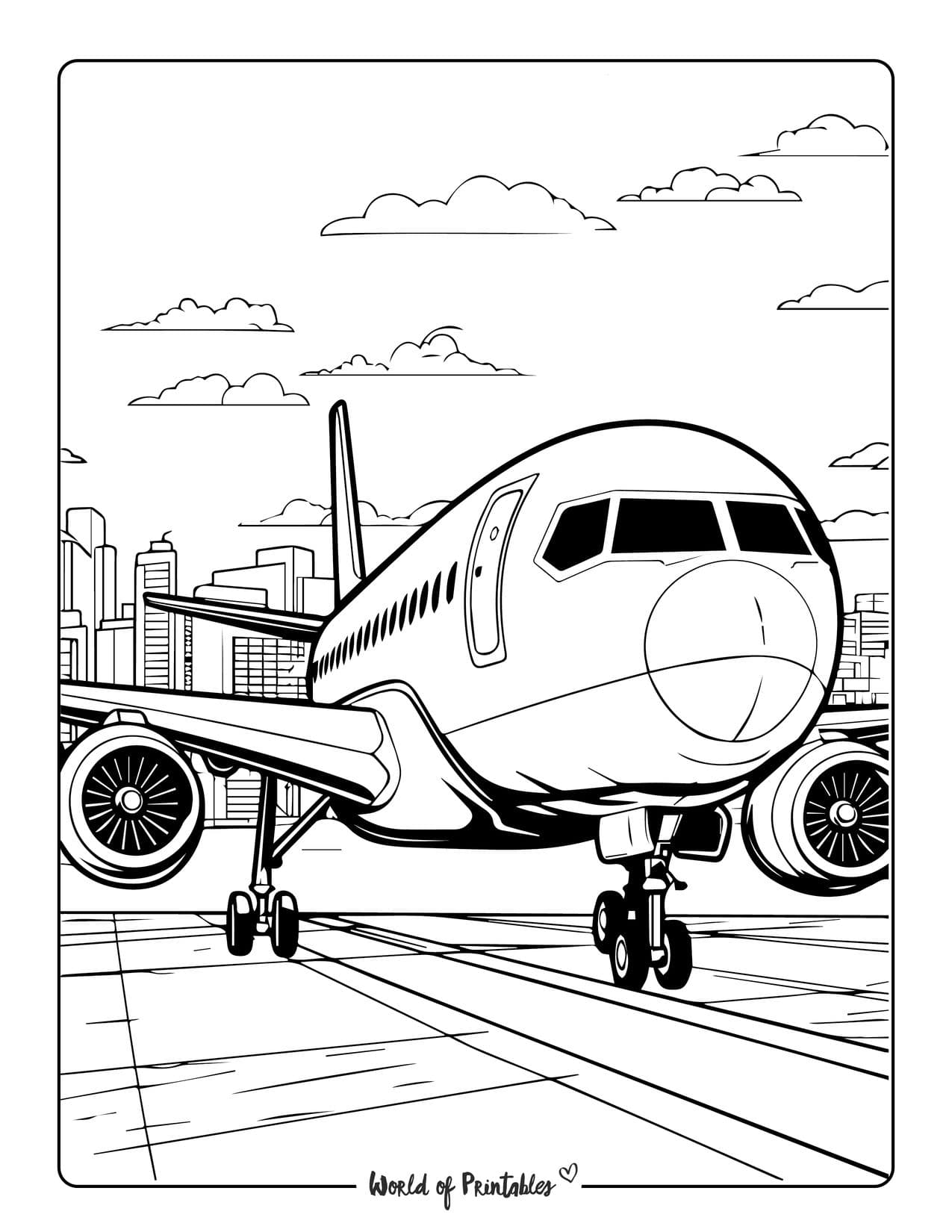 airport coloring pages printable jpg