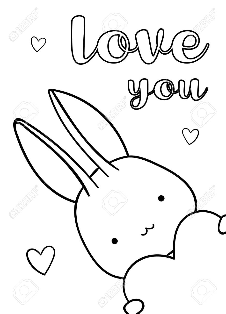 200 Printable Cute Heart Coloring Pages 55