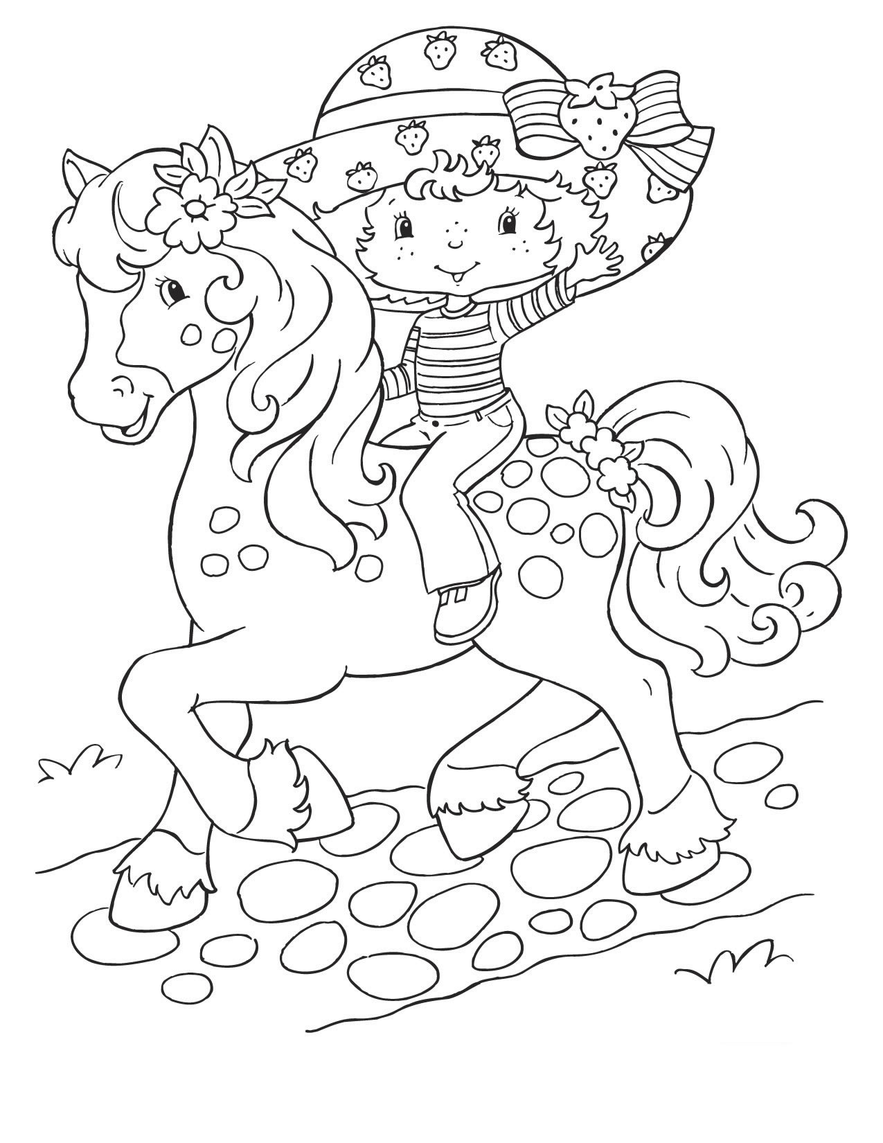 50+ Strawberries Coloring Pages 5