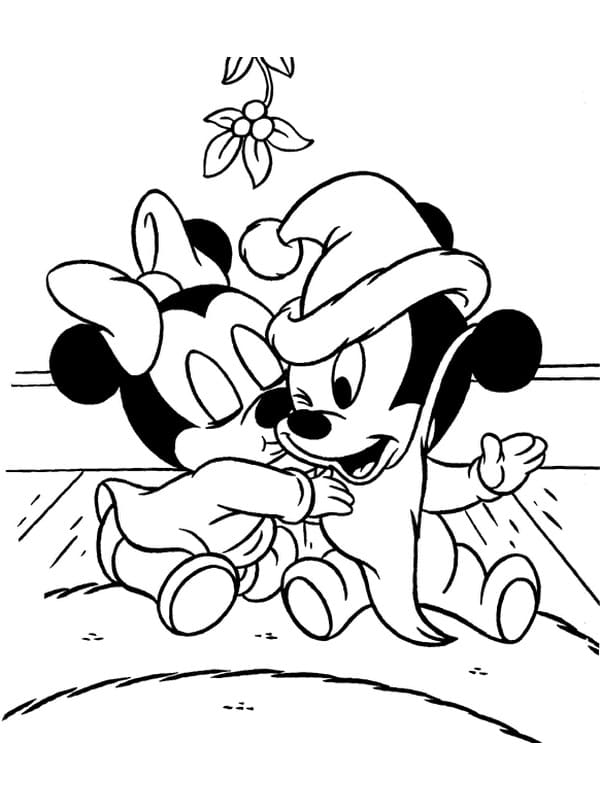 mickey mouse christmas coloring pages printable jpg