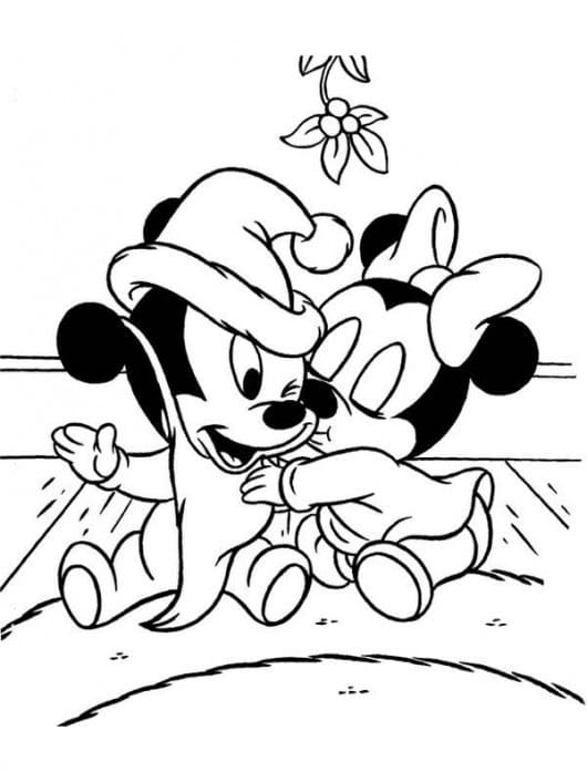 mickey mouse christmas coloring pages printable jpg