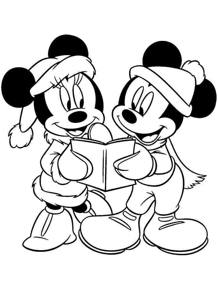 mickey mouse christmas coloring pages printable jpg