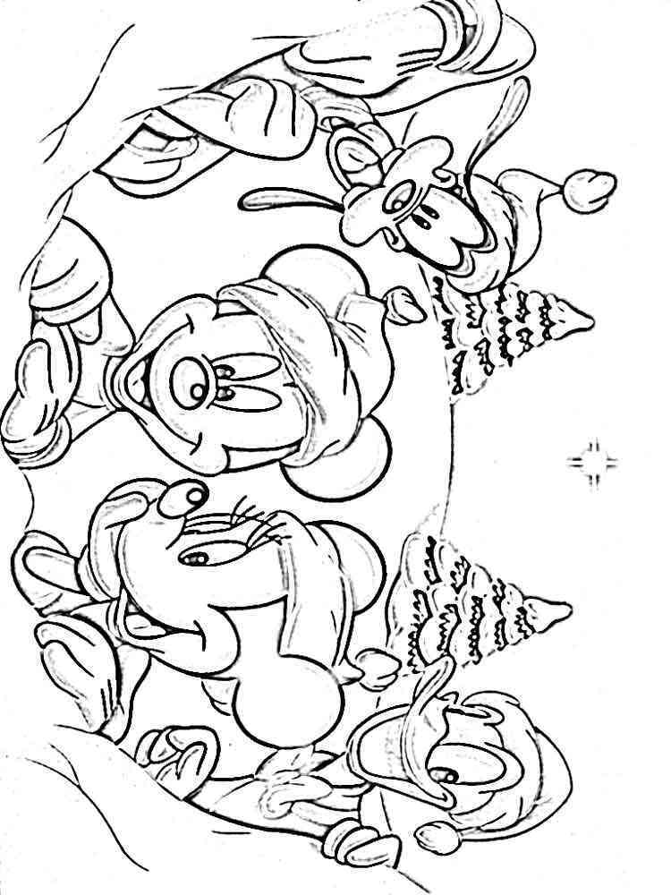 mickey mouse christmas coloring pages printable jpg