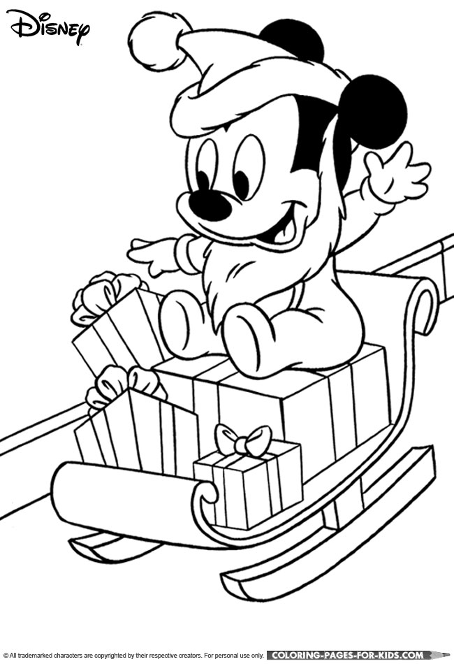 mickey mouse christmas coloring pages printable jpg