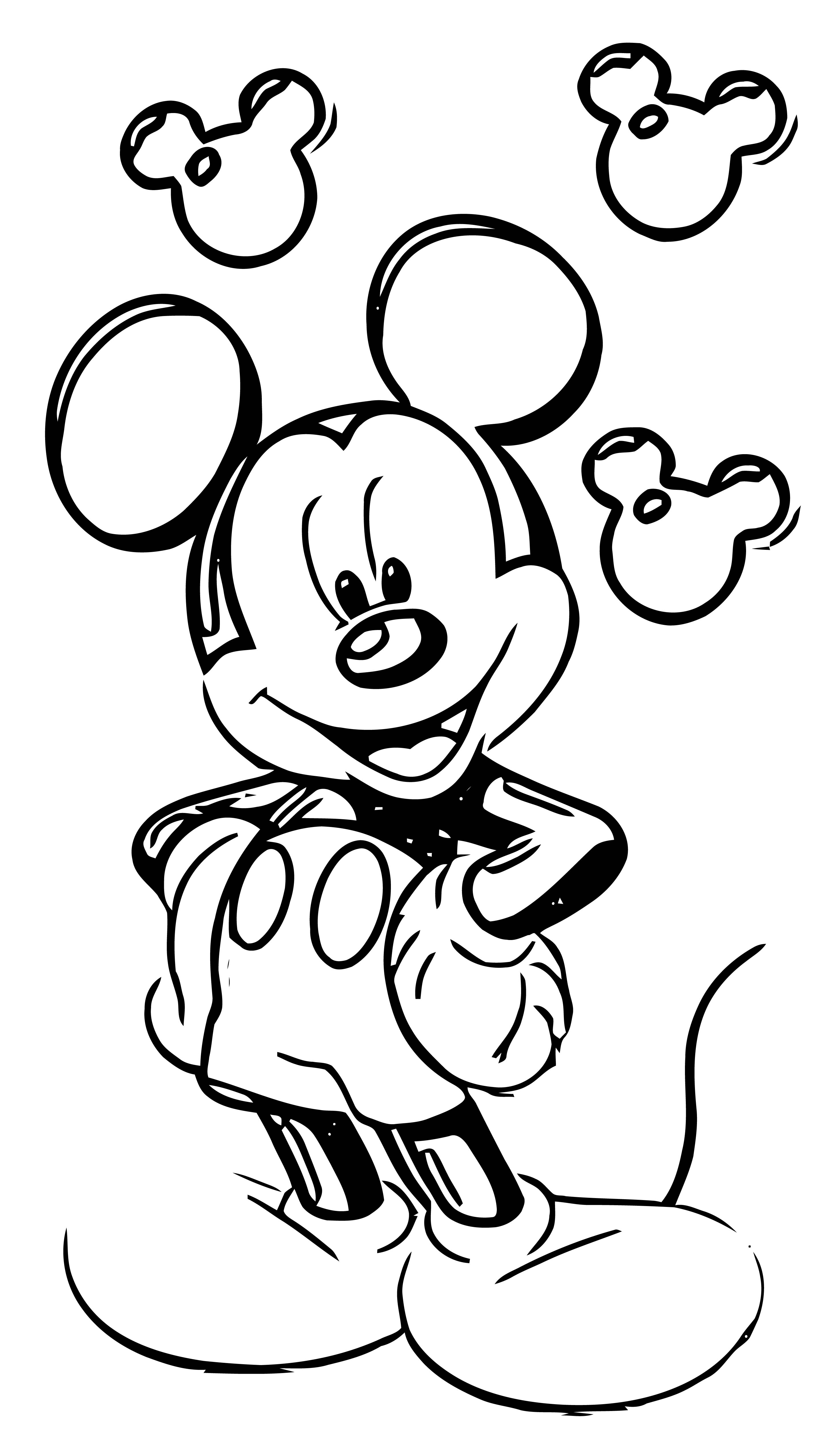 mickey mouse christmas coloring pages printable jpg