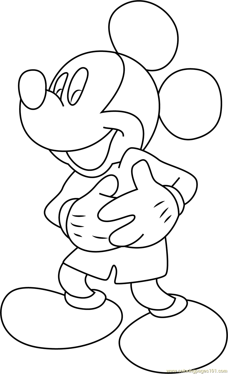 100 Mickey Mouse Christmas Coloring Pages Printable 63