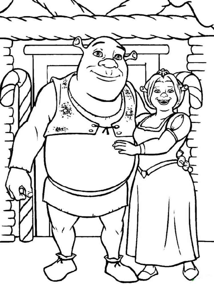 free printable shrek coloring pages for kids jpg