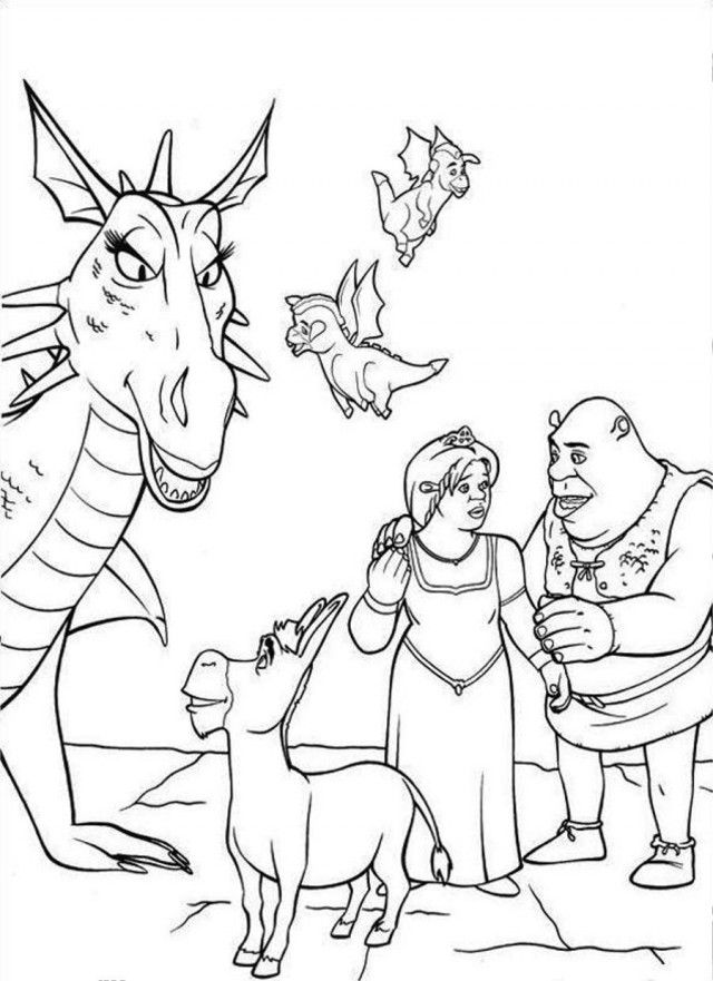 free printable shrek coloring pages for kids jpg