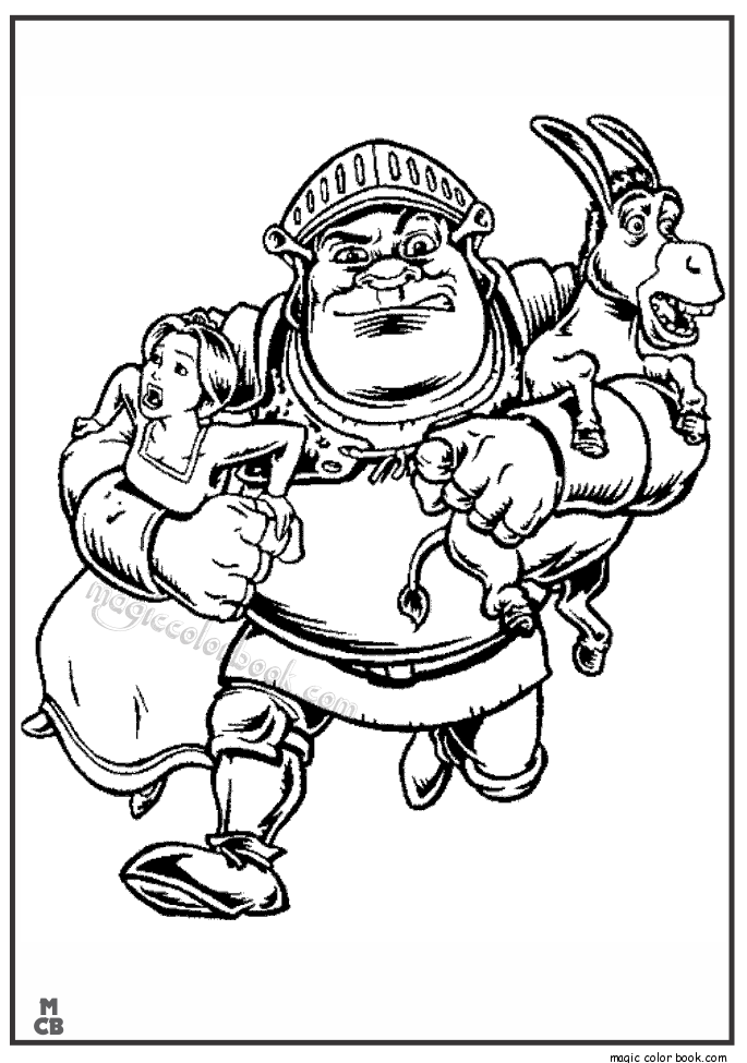 free printable shrek coloring pages for kids jpg