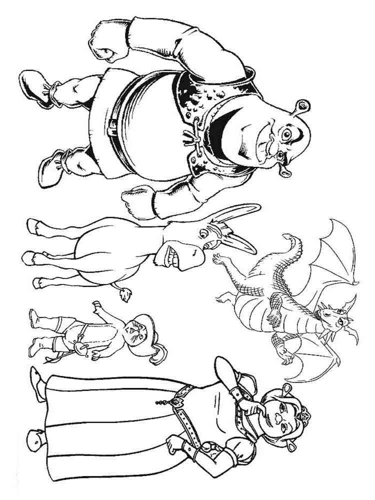 free printable shrek coloring pages for kids jpg