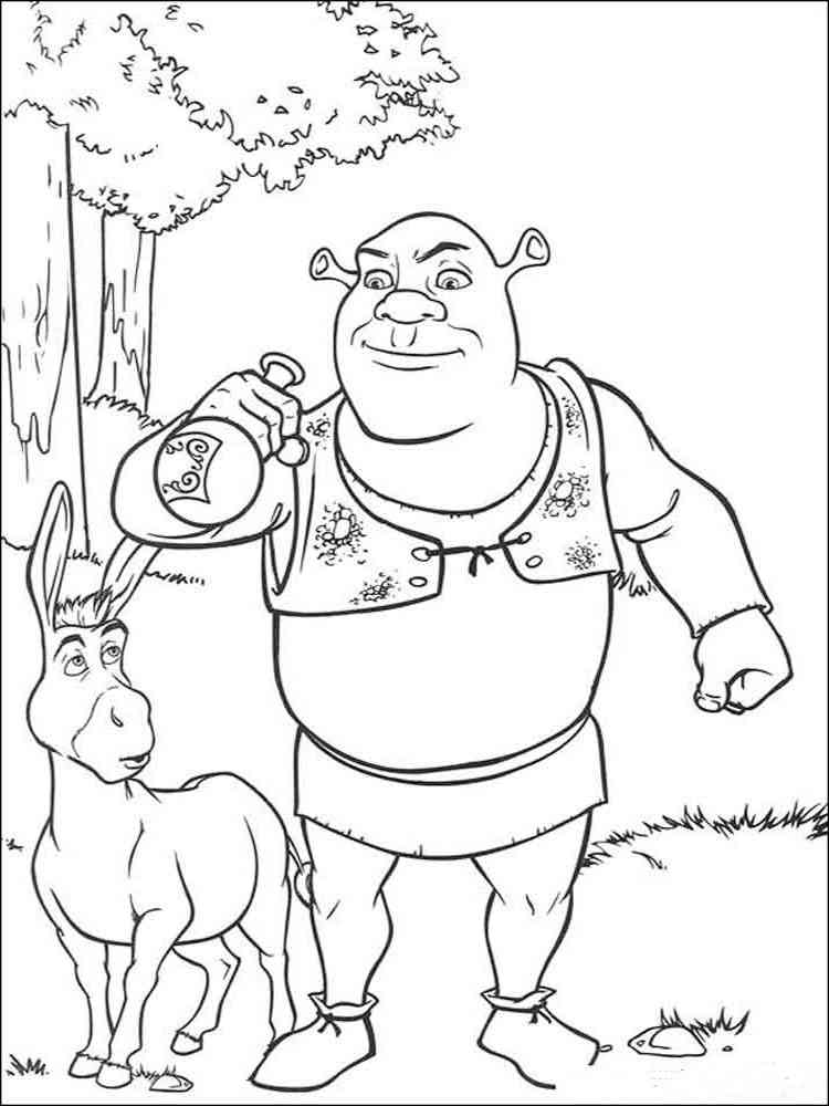 101 Free Printable Shrek Coloring Pages For Kids 97