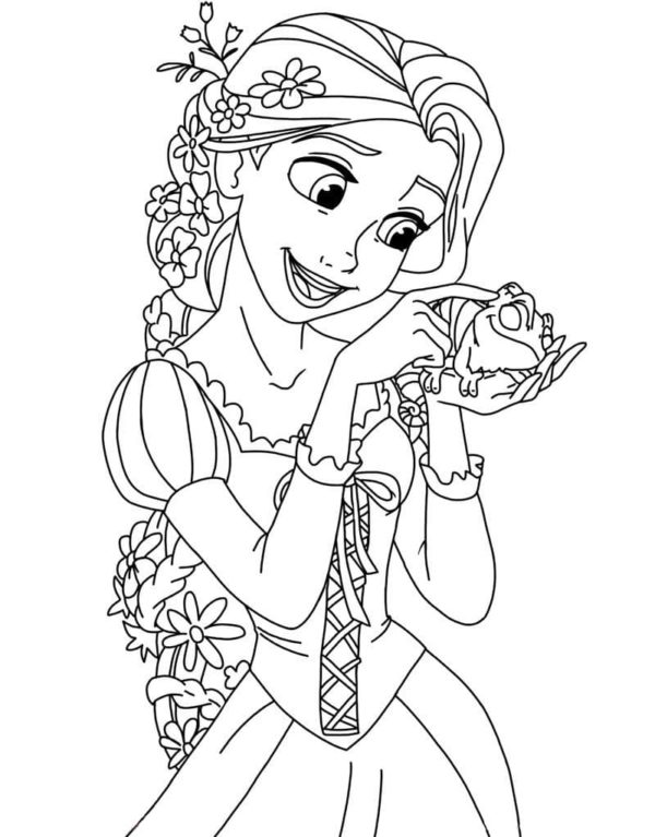 rapunzel coloring pages printable jpg