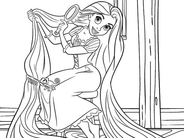 rapunzel coloring pages printable jpg